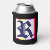 ALPHABET-INITIALES R-MONOGRAMM DOSENKÜHLER (Kanne Rückseite)