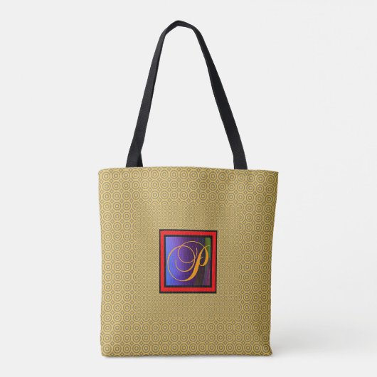 ALPHABET-INITIATIVE P-MONOGRAMM TASCHE (Rückseite)