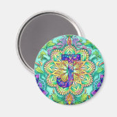 Alphabet J Magnet (Vorderseite/Rückseite)