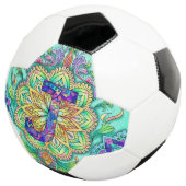 Alphabet J mandala Fußball (Dreiviertel)