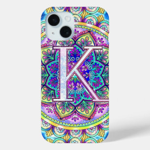 Alphabet K mandala Case-Mate iPhone Hülle