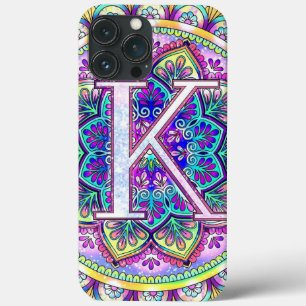 Alphabet K mandala Case-Mate iPhone Hülle