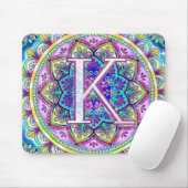 Alphabet K mandala Mousepad (Mit Mouse)
