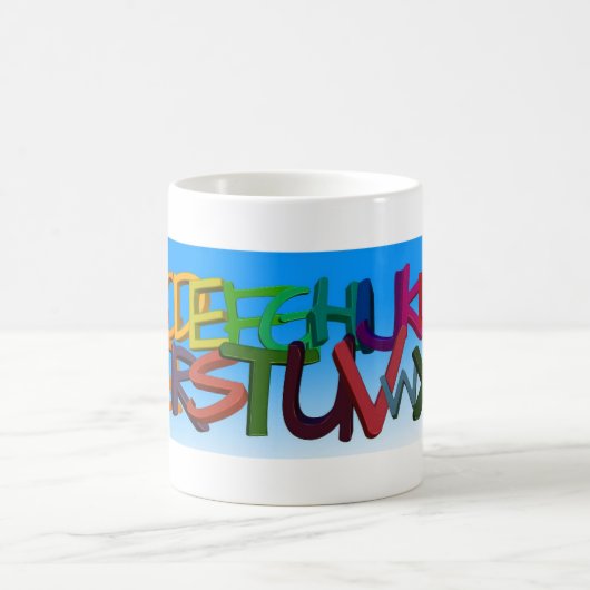Alphabet Kaffeetasse (Mittel)
