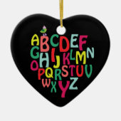 Alphabet Keramik Ornament (Vorne)