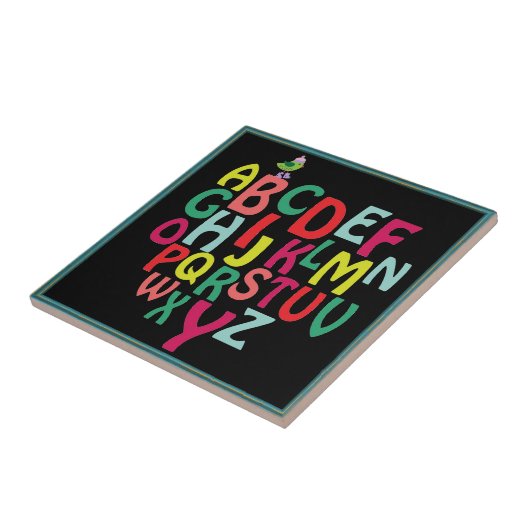 Alphabet Keramik Tile Fliese (Seite)