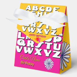 Alphabet Kid Birthday Girl personalisieren Geschenkschachtel