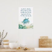 Alphabet Kids Poster Tropenkröte (Küche)