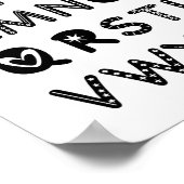 Alphabet Kinderzimmer Decke ABC Clipart Printable Poster (Ecke)