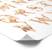 Alphabet Kinderzimmer Decke Wasserfarbe ABC Diagra Poster (Ecke)