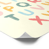 Alphabet Kinderzimmer Decoder ABC Chart Poster (Ecke)