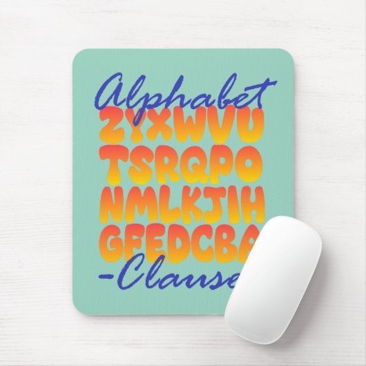 Alphabet-Klausel in der Cobol-Programmierung Mousepad (Mit Mouse)