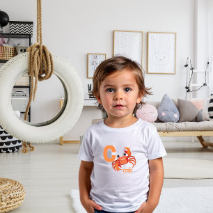 Alphabet-Krabbe Kleinkind T-shirt