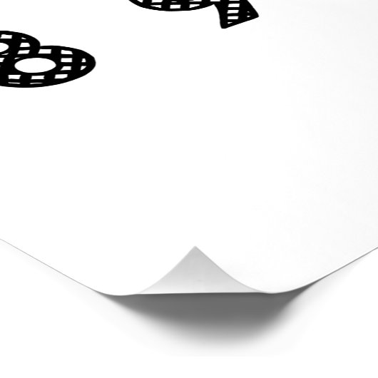 Alphabet Kunst | Fettformatierung Poster (Ecke)