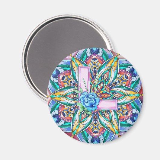 Alphabet L Magnet (Vorderseite/Rückseite)