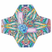 Alphabet L mandala Fußball (Flach)