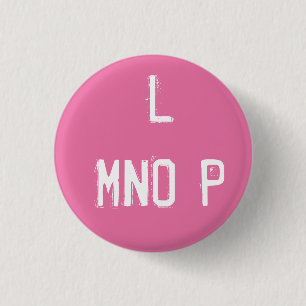Alphabet "L MNOP" sammelbar (#12) Button