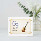 Alphabet L Postkarte (Stehend Vorderseite)