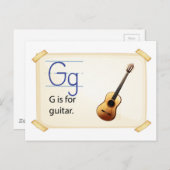 Alphabet L Postkarte (Vorne/Hinten)