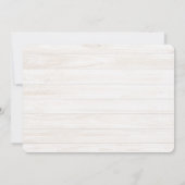 Alphabet Leaf Housewarming Einladung (Rückseite)