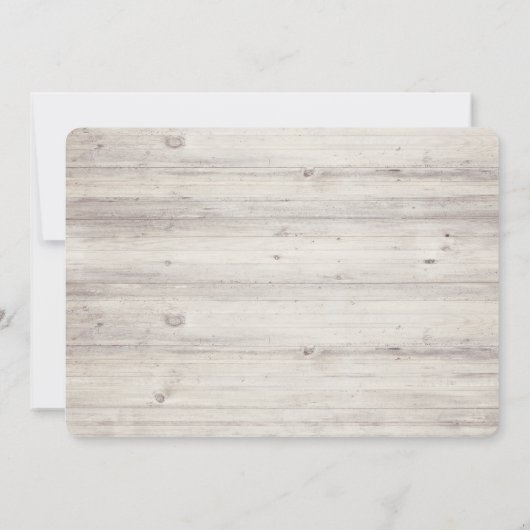 Alphabet Leaf Zuhause Housewarming Einladung (Rückseite)