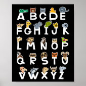 Alphabet Learning Kids Animals ABCs Poster (Vorne)