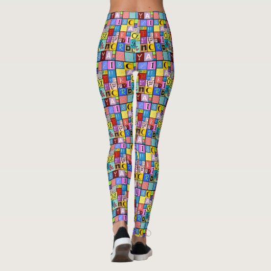 Alphabet Leggings (Rückseite)