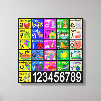 Alphabet Leinwanddruck