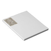Alphabet Letter A Notepad Notizblock (angewinkelt)