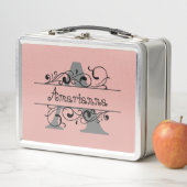 Alphabet Letter A - personalisierter Name Metall Brotdose (Beispiel)