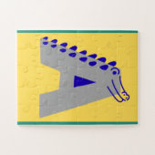 Alphabet Letter "A"  Puzzle (Horizontal)