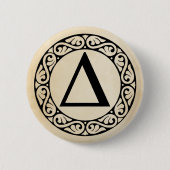 Alphabet Letter Delta Button (Vorderseite)