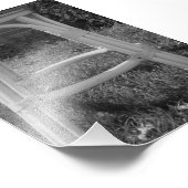 Alphabet Letter Fotografie A7 Schwarz und Weiß 4x6 (Ecke)