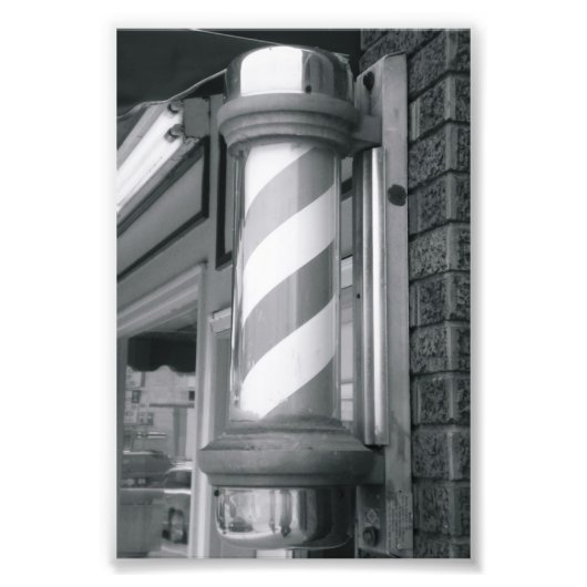 Alphabet Letter Fotografie I4 Schwarz und Weiß 4x6 (Vorne)