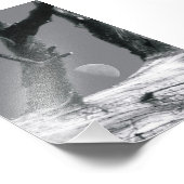 Alphabet Letter Fotografie M7 Schwarzweiß 4x6 (Ecke)