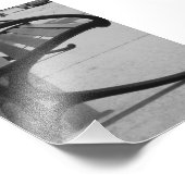 Alphabet Letter Fotografie R5 Schwarz und Weiß 4x6 (Ecke)