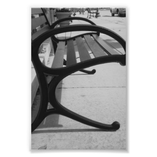 Alphabet Letter Fotografie R5 Schwarz und Weiß 4x6 (Vorne)