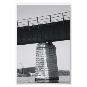 Alphabet Letter Fotografie T6 Schwarz und Weiß 4x6