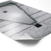 Alphabet Letter Fotografie V2 Schwarz und Weiß 4x6 (Ecke)