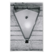 Alphabet Letter Fotografie V2 Schwarz und Weiß 4x6 (Vorne)