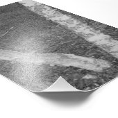 Alphabet Letter Fotografie V3 Schwarz und Weiß 4x6 (Ecke)