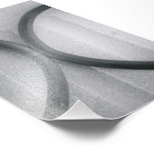 Alphabet Letter Fotografie X4 Schwarz und Weiß 4x6 (Ecke)