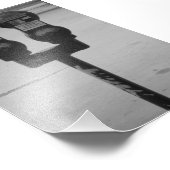 Alphabet Letter Fotografie Y5 Schwarz und Weiß 4x6 (Ecke)