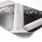 Alphabet Letter Fotografie Z2 Schwarz und Weiß 4x6 (Ecke)