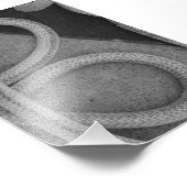 Alphabet Letter Fotografy B12 Black & White 4x6 Fotodruck (Ecke)