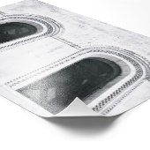 Alphabet Letter Fotografy B1 Black and White 4x6 Fotodruck (Ecke)