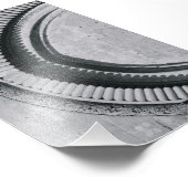 Alphabet Letter Fotografy C4 Black and White 4x6 Fotodruck (Ecke)