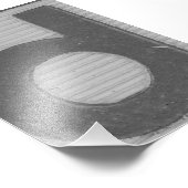 Alphabet Letter Fotografy D2 Black and White 4x6 Fotodruck (Ecke)