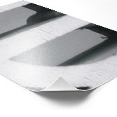 Alphabet Letter Fotografy E2 Black and White 4x6 Fotodruck (Ecke)