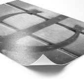 Alphabet Letter Fotografy E7 Black and White 4x6 Fotodruck (Ecke)